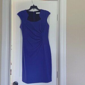 Calvin Klein - Shift Dress - Royal Blue - Woman's size 4